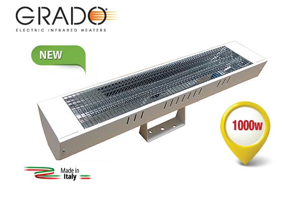 GRADO - EVERY 1000 CARBON Riscaldatore radiante a raggi infrarossi dotato della nuova lampada speciale in fibra di carbonio