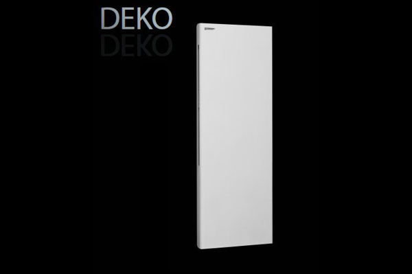 Radiatore verticale a basso consumo energetico DEKO