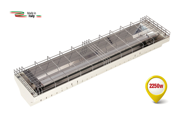 GRADO - OMV2250 - Riscaldatori radianti elettrici a raggi infrarossi onda media veloce 