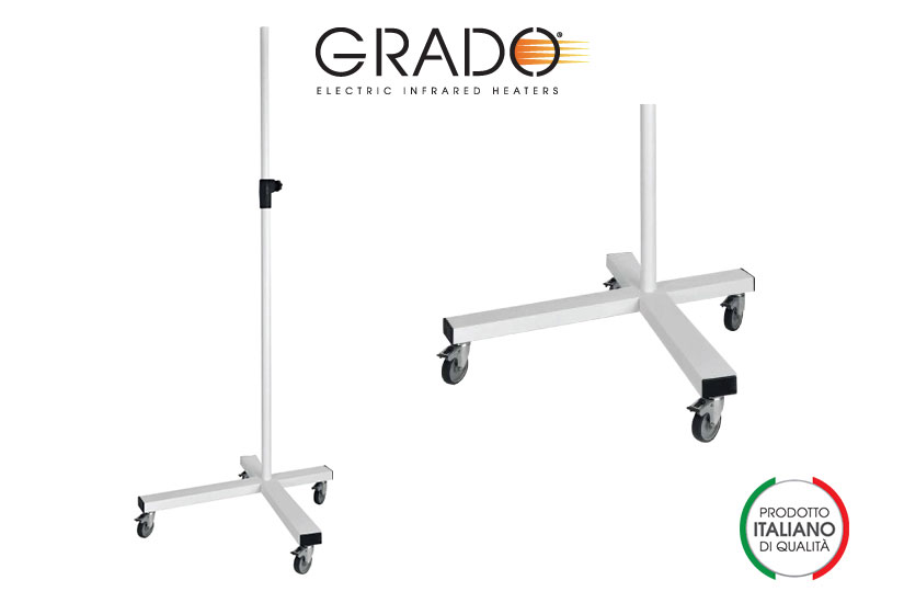 GRADO - EWXIND280-WH - Supporto professionale telescopico per riscaldatori Radianti